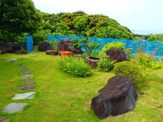 庭石設置、植栽、芝張り(茨城県)