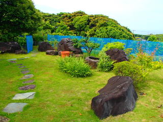 庭石設置、植栽、芝張り(茨城県)